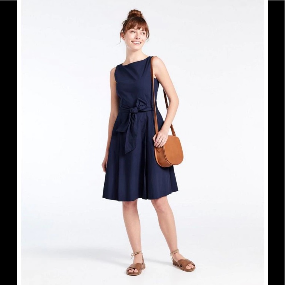 L.L Bean Signature Poplin Dress